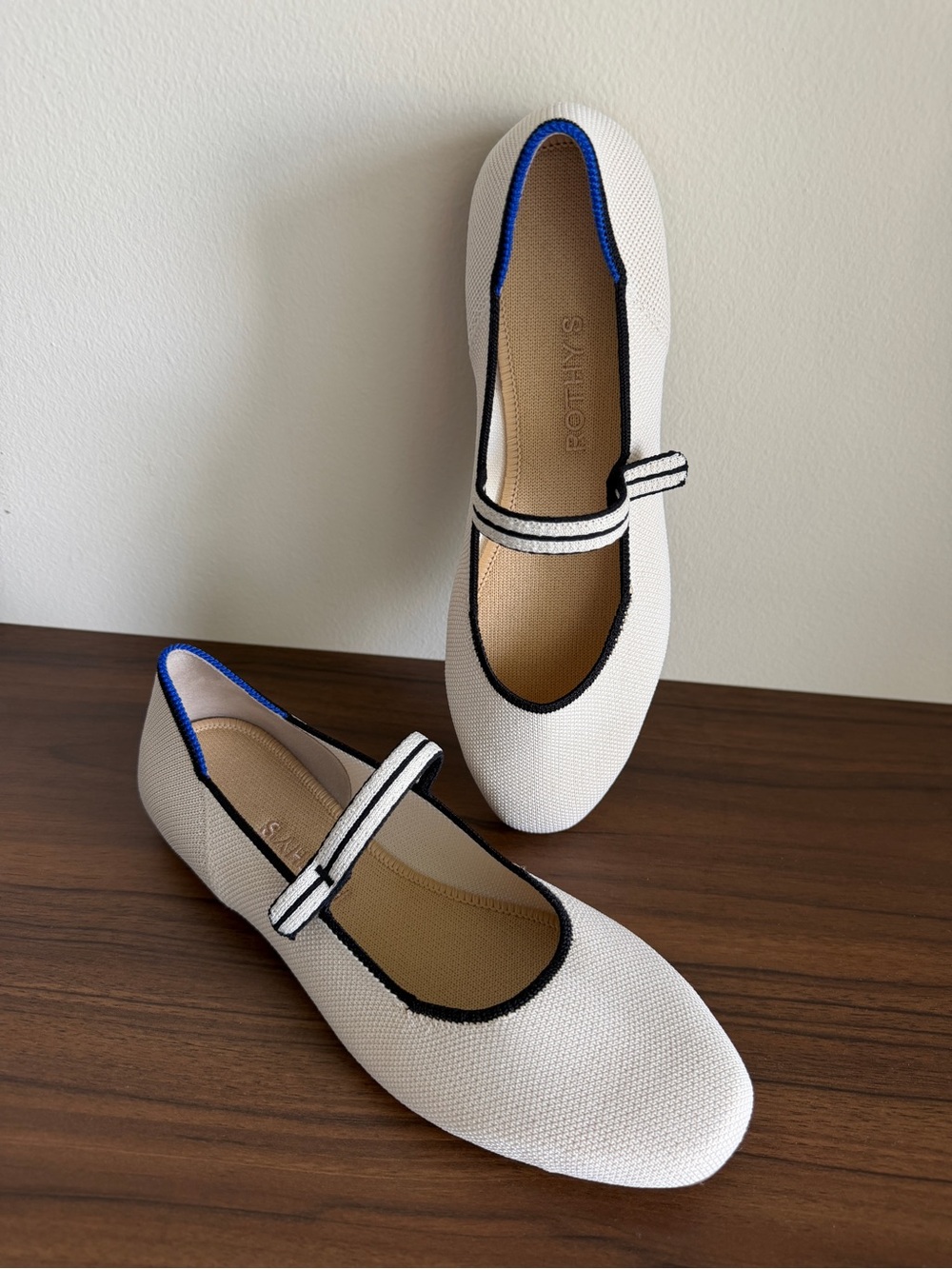 Rothy’s The Square Mary Jane Gardenia Knit Flats Women’s 8.5 - Picture 5 of 14